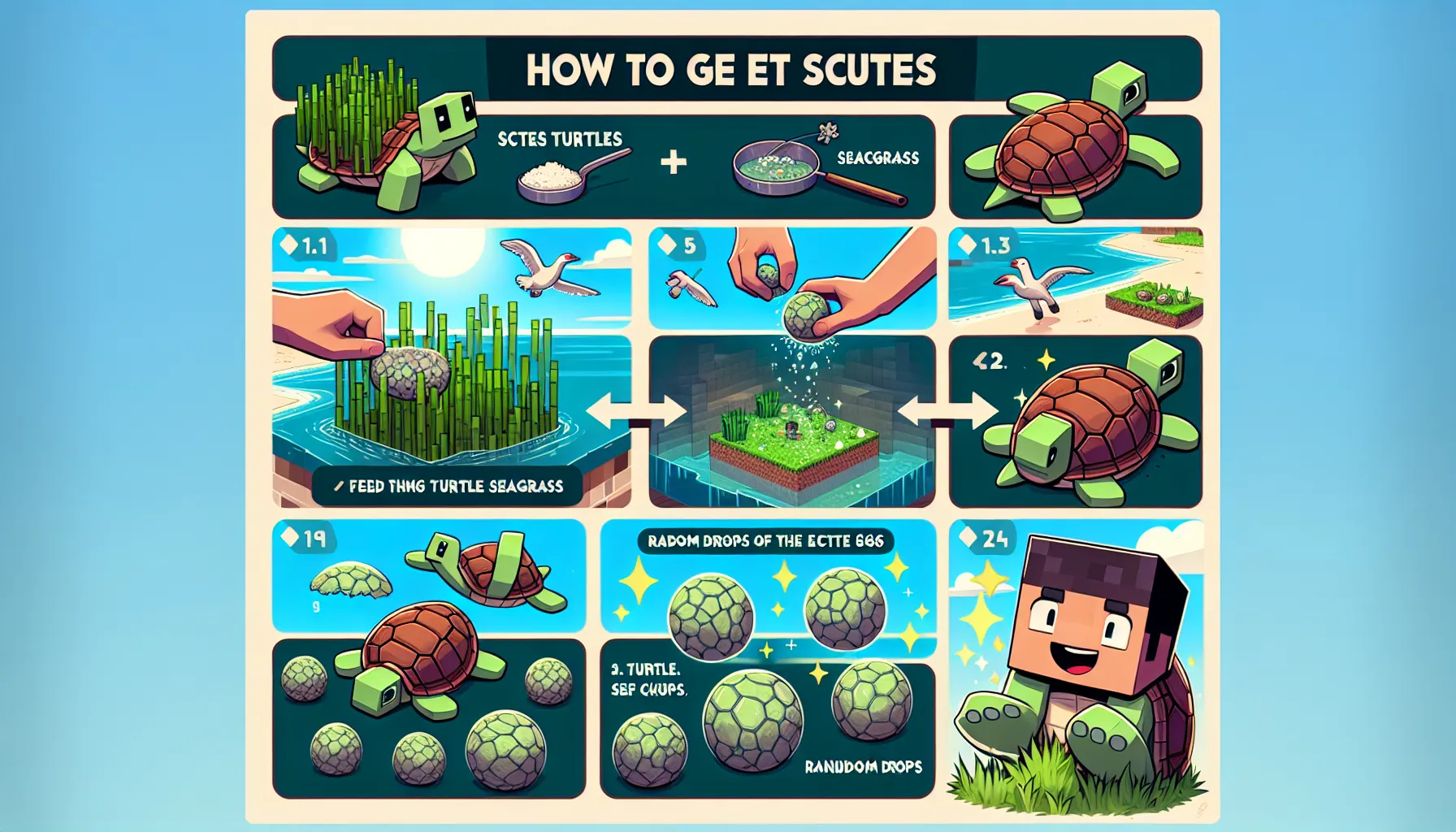 How to Get Scutes in Minecraft - Easy Guide