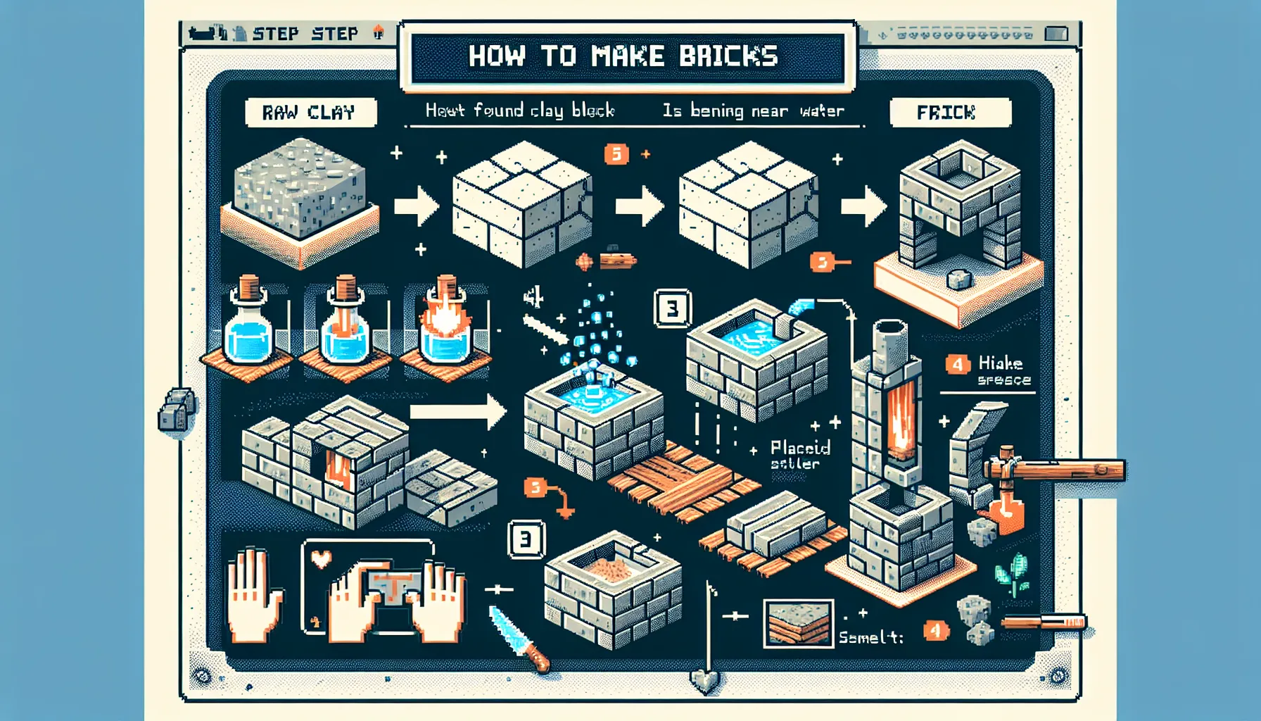 How to Make Bricks in Minecraft - Easy Guide