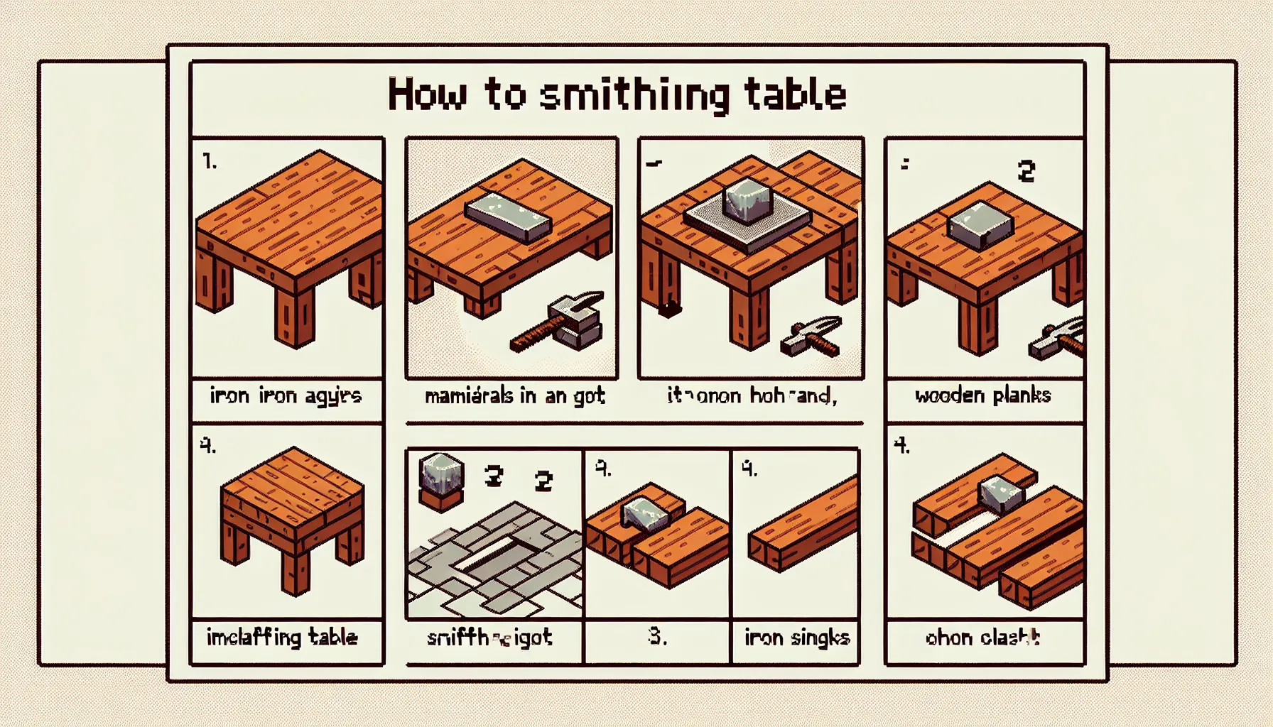 How to Make a Smithing Table in Minecraft - Complete Guide